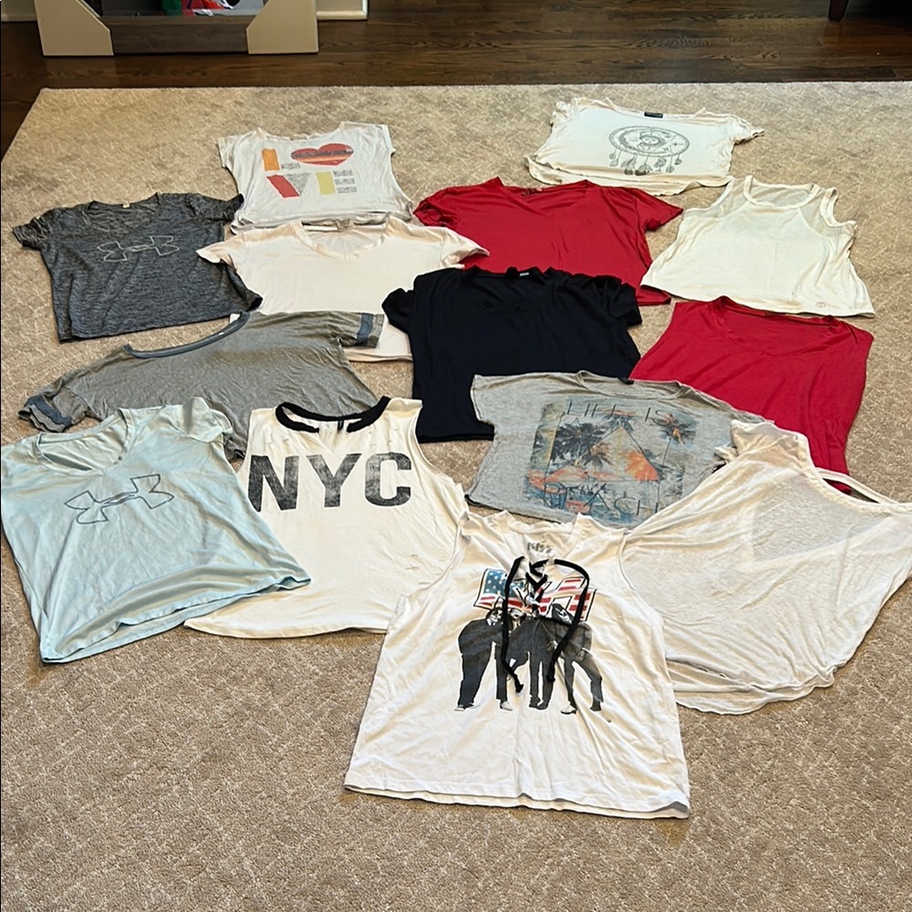 Lot of Short Sleeve Tees Casual Collection